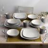 imageNoritake Colorwave Slate 16Piece Set  Square Service for 4 in GreySlate