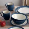 imageNoritake Colorwave Blue 16Piece Set  Curve Service for 4 in Blue