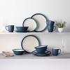imageNoritake Colorwave Blue 16Piece Set  Curve Service for 4 in Blue
