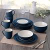 imageNoritake Colorwave Blue 16Piece Set  Rim Service for 4 in Blue
