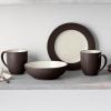 imageNoritake Colorwave Chocolate 16Piece Set  Rim Service for 4 in BrownChocolate
