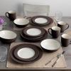 imageNoritake Colorwave Chocolate 16Piece Set  Rim Service for 4 in BrownChocolate
