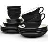 imageNoritake Colorwave Graphite 24Piece Dinnerware Set Service for 4Graphite