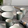 imageNoritake Colorwave Green 16Piece Set  Coupe Service for 4 in Green