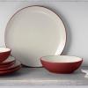 imageNoritake Colorwave Raspberry 16Piece Set  Coupe Service for 4 in RaspberryRed