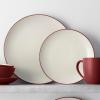 imageNoritake Colorwave Raspberry 16Piece Set  Coupe Service for 4 in RaspberryRed