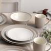 imageNoritake Colorwave Sand 16Piece Set  Curve Service for 4 in Sand