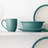 imageNoritake Colorwave Turquoise 16Piece Set  Curve Service for 4 in BlueGreenTurquoise