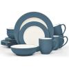 imageNoritake Colorwave Blue 16Piece Set  Rim Service for 4 in Blue