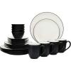 imageNoritake Colorwave Graphite 24Piece Dinnerware Set Service for 4Graphite