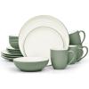 imageNoritake Colorwave Green 16Piece Set  Coupe Service for 4 in Green