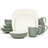imageNoritake Colorwave Green 16Piece Set  Square Service for 4 in Green