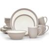 imageNoritake Colorwave Sand 16Piece Set  Curve Service for 4 in Sand