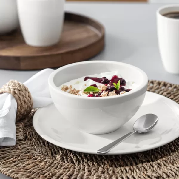 Artesano Salad Plate Set of 6 by Villeroy &amp; Boch - 8.5 Inches, White
