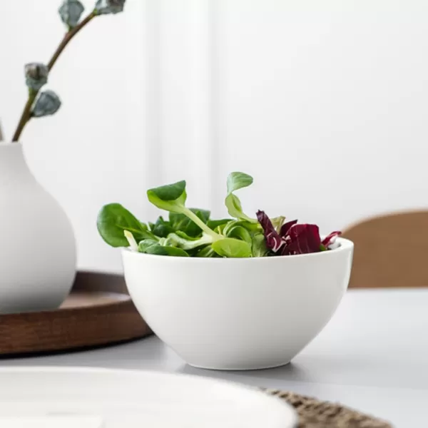 Artesano Salad Plate Set of 6 by Villeroy &amp; Boch - 8.5 Inches, White