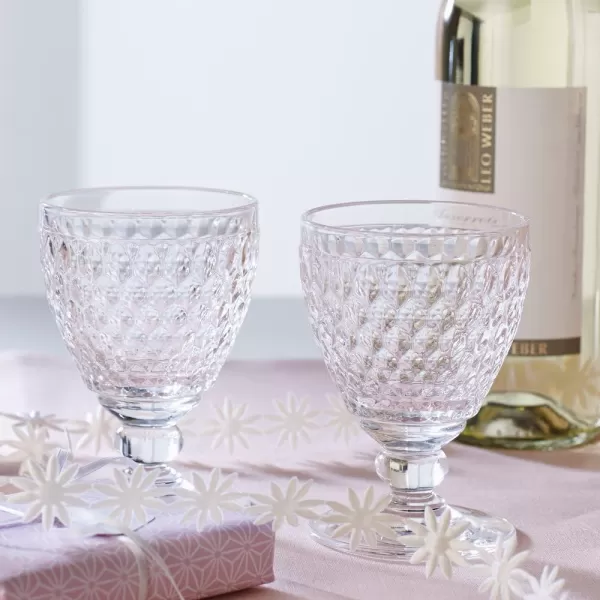 Boston Wine Goblet Set of 4 by Villeroy &amp; Boch - Clear, 10 fluid ounces