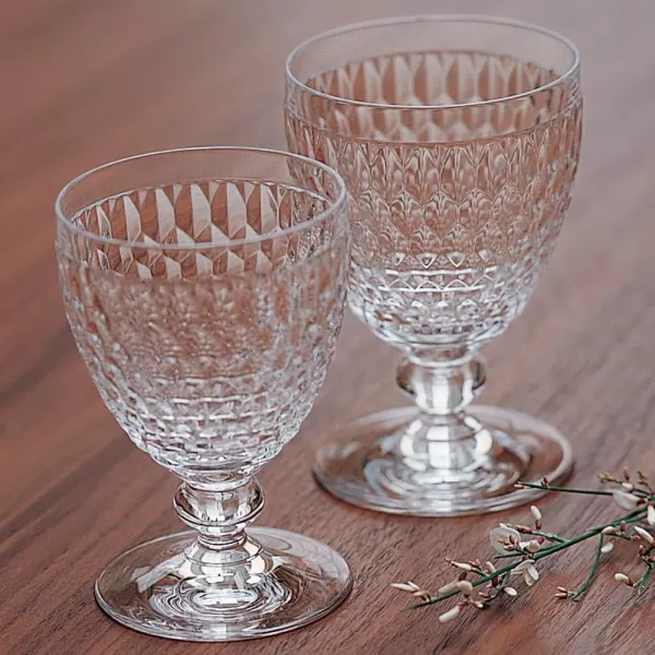 Boston Wine Goblet Set of 4 by Villeroy &amp; Boch - Clear, 10 fluid ounces
