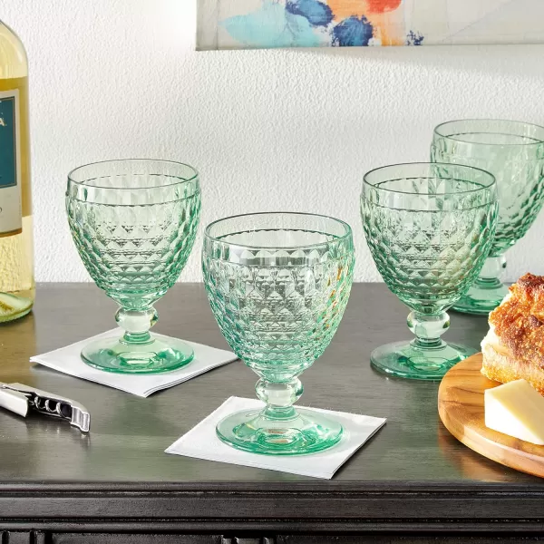 Boston Wine Goblet Set of 4 by Villeroy &amp; Boch - Clear, 10 fluid ounces