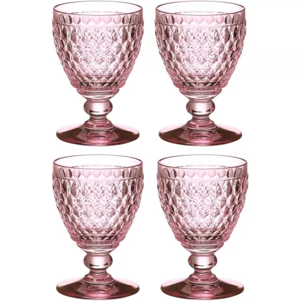 Boston Wine Goblet Set of 4 by Villeroy &amp; Boch - Clear, 10 fluid ounces