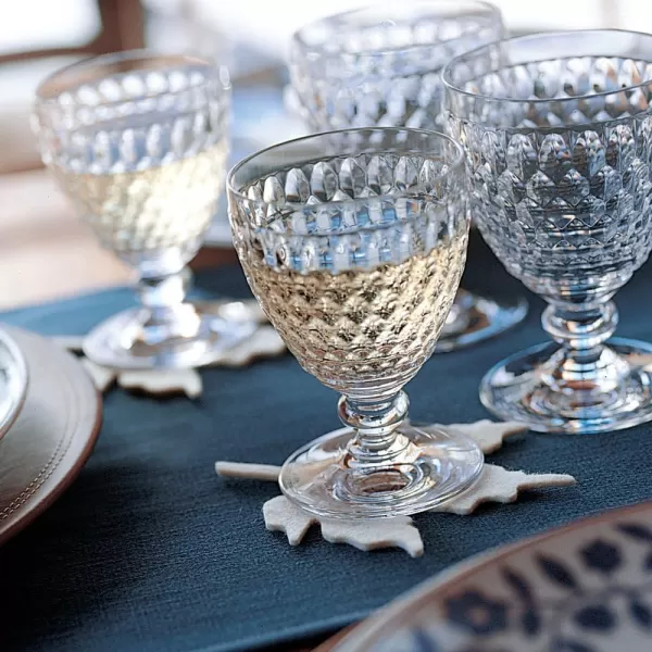 Boston Wine Goblet Set of 4 by Villeroy &amp; Boch - Clear, 10 fluid ounces