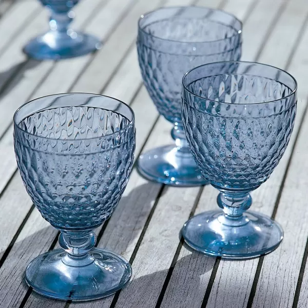 Boston Wine Goblet Set of 4 by Villeroy &amp; Boch - Clear, 10 fluid ounces