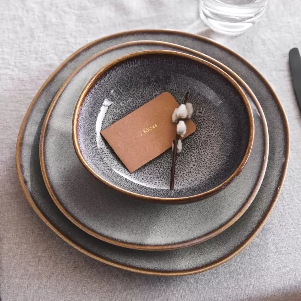 Like by Villeroy &amp; Boch - Lave Beige Bol - Elegant Bowl for Cereal and Salads Made of Stoneware, Beige, 17 x 17 x 5.5 cm, Dishwasher Safe