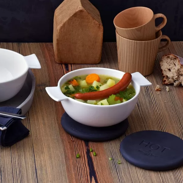 Soup Passion Tureen by Villeroy &amp; Boch -Premium Porcelain - Made in Germany - Dishwasher and Microwave Safe - Service for 4 - 84.5 Ounce Capacity - 12.5 x 10.25 x 4 Inches