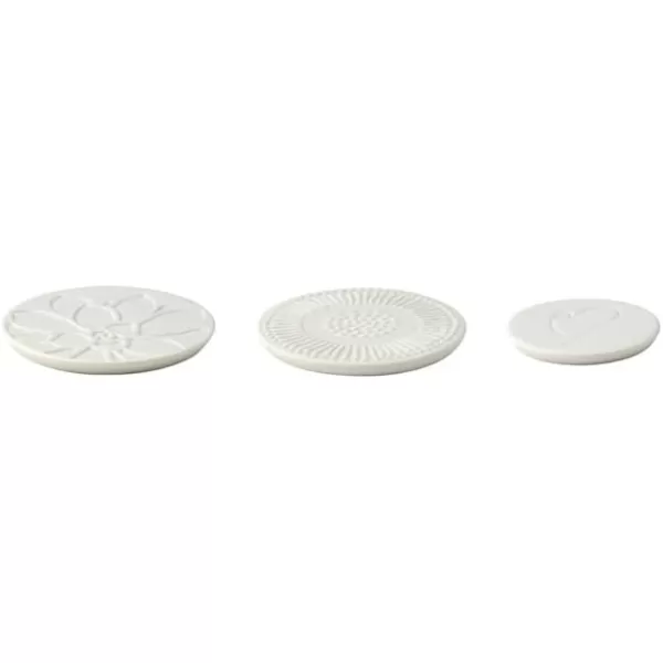Villeroy &amp; Boch 10-4275-4201 Like Home Mineral Leaf Flowerpot, Beautifully Shaped Premium Porcelain Planter for Your Personal Oasis, Green, White
