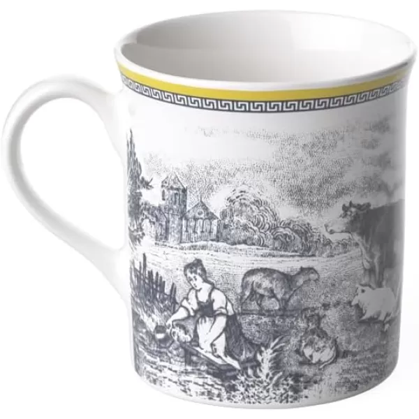 Villeroy &amp; Boch Audun Ferme Coffee Mug by - Premium Porcelain - Made in Germany - Dishwasher and Microwave Safe - 10 Ounce Capacity