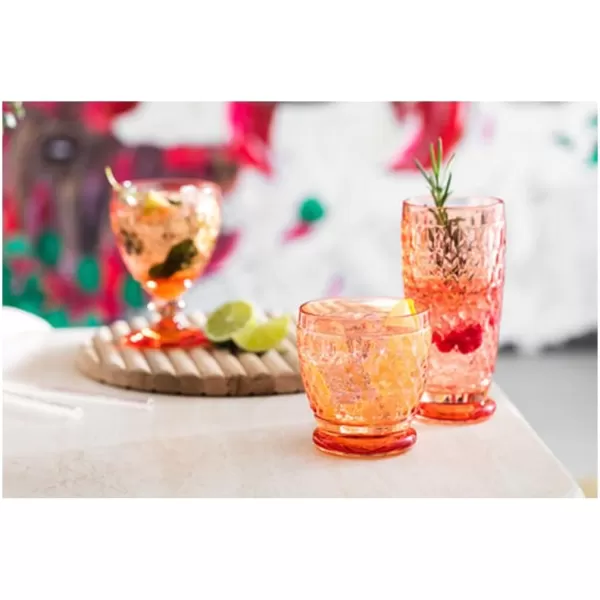 Villeroy &amp; Boch Boston Apricot Highball/Tumbler Set of 4