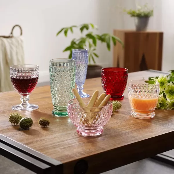 Villeroy &amp; Boch - Boston Lavender red wine glass, crystal glass coloured purple, capacity 200 ml