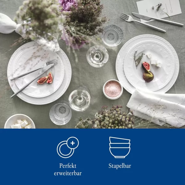 Villeroy &amp; Boch Cellini Salad Plate, 8.5 in, White