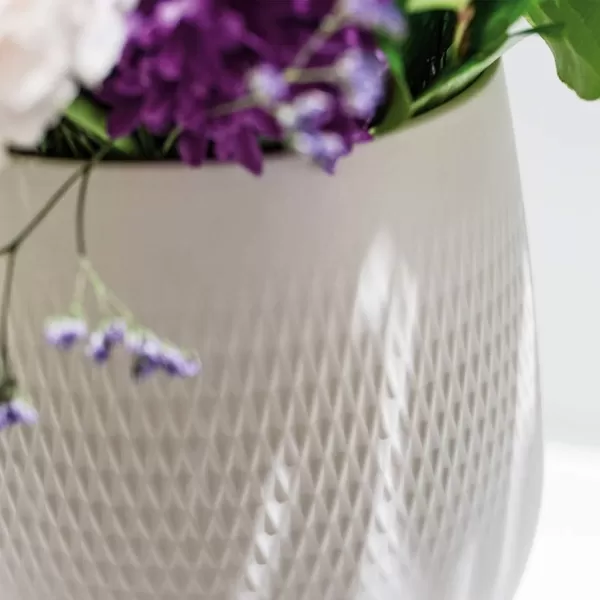 Villeroy &amp; Boch Collier Blanc Small Vase : Perle, 4.25 in, White
