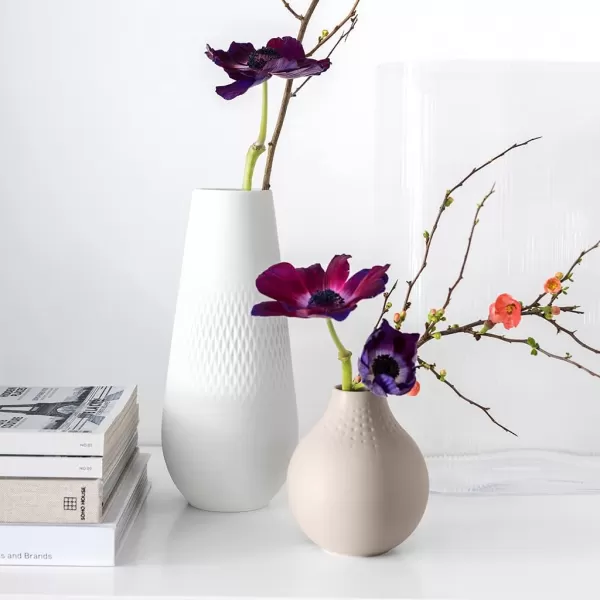 Villeroy &amp; Boch Collier Blanc Small Vase : Perle, 4.25 in, White
