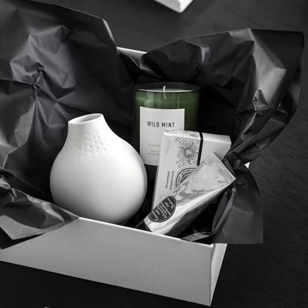 Villeroy &amp; Boch Collier Blanc Small Vase : Perle, 4.25 in, White