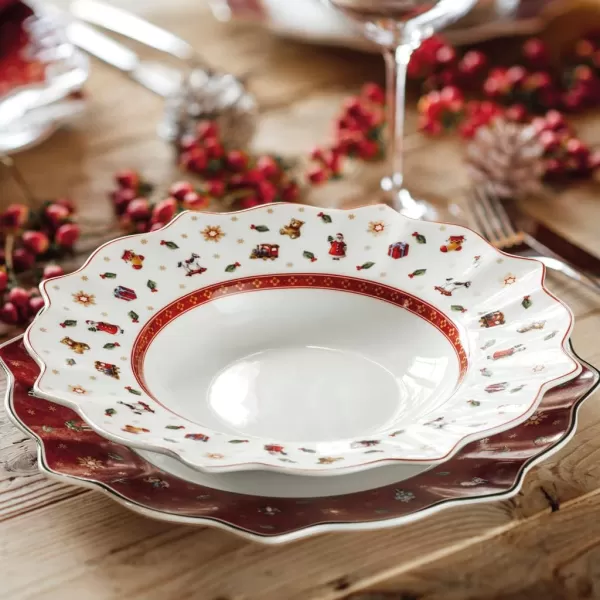 Villeroy &amp; Boch Delight Soup Bowl, Porcelain, Multi, 26.5 x 26.8 x 14 cm, White