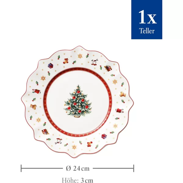 Villeroy &amp; Boch Delight Soup Bowl, Porcelain, Multi, 26.5 x 26.8 x 14 cm, White