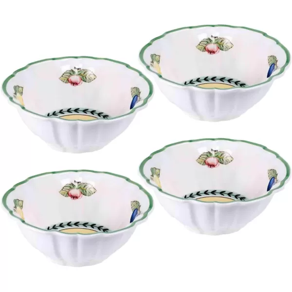 Villeroy &amp; Boch French Garden 12-Piece Dinnerware Set, Service for 4, Plates, Bowls &amp; Mugs, Premium Porcelain, Made in Germany