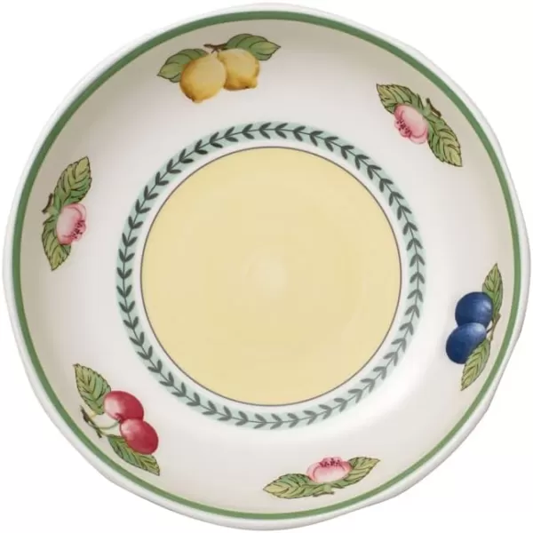 Villeroy &amp; Boch French Garden Fleurence 4in Bowl, 20 oz, Premium Porcelain, White/Colored