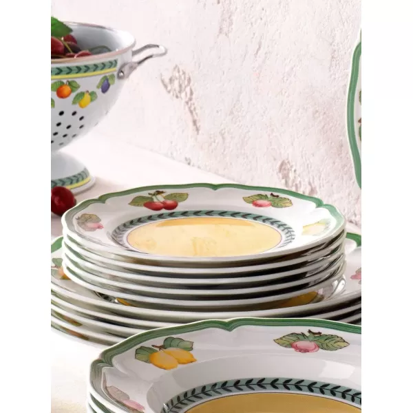 Villeroy &amp; Boch French Garden Fleurence Salad Plate, 21 cm, White/Multicolored