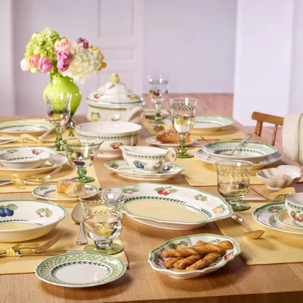Villeroy &amp; Boch French Garden Fleurence Salad Plate, 21 cm, White/Multicolored