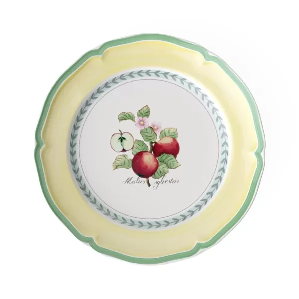 Villeroy &amp; Boch French Garden Valence Bread &amp; Butter Plate : Cherry, 6.5 in, White/Multicolored