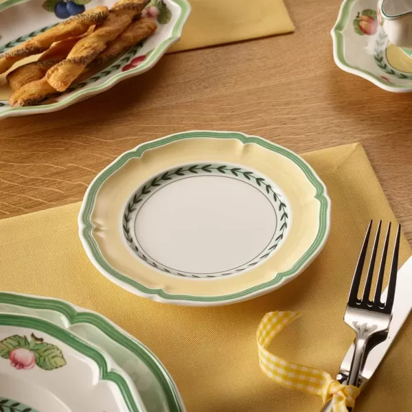 Villeroy &amp; Boch French Garden Vienne Bread &amp; Butter Plate, 6.5 in, White/Multicolored