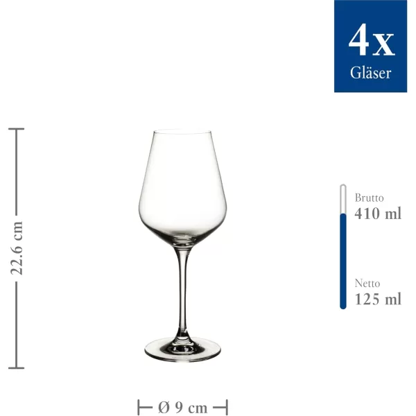 Villeroy &amp; Boch La Divina Longdrinkbecher Set 4tlg. Glass