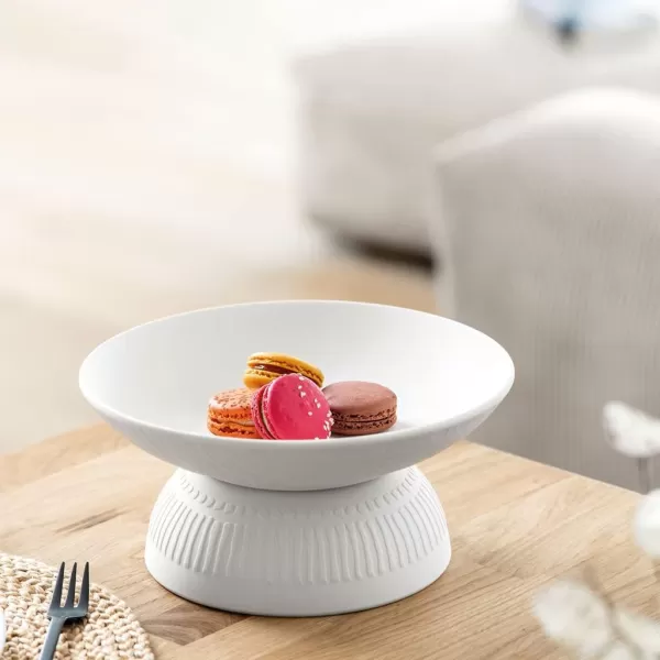 Villeroy &amp; Boch Manufacture Glow Coupe Deep Plate , 9.5 oz, Premium Porcelain, Copper