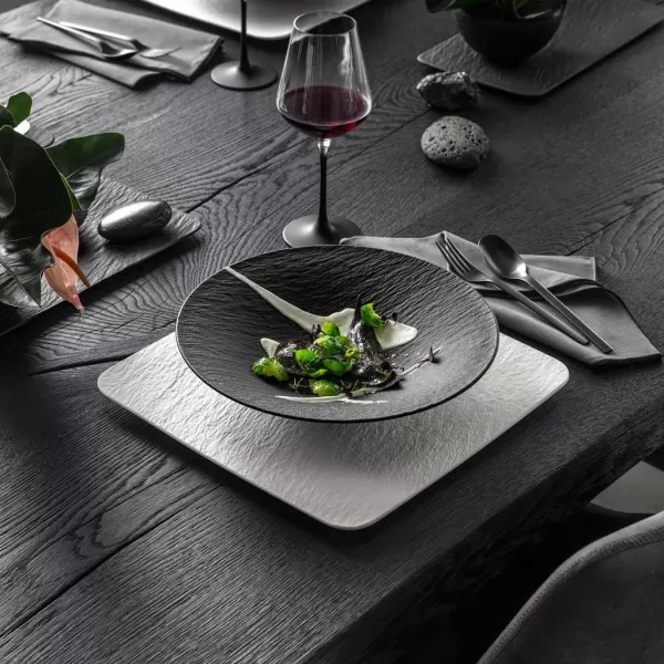 Villeroy &amp; Boch Manufacture Glow Coupe Deep Plate , 9.5 oz, Premium Porcelain, Copper