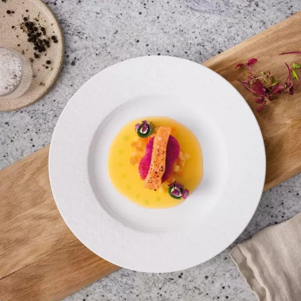 Villeroy &amp; Boch Manufacture Rock Blanc Dinner Plate, 10.5 in, White