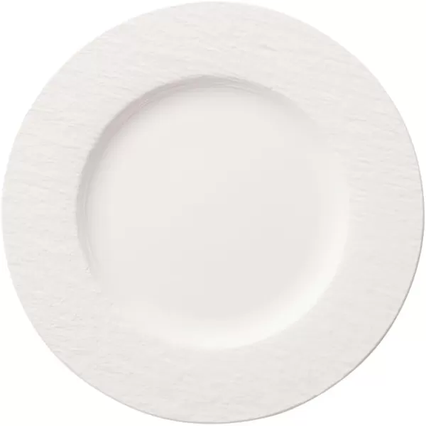 Villeroy &amp; Boch Manufacture Rock Blanc Dinner Plate, 10.5 in, White