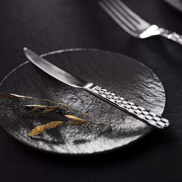Villeroy &amp; Boch Manufacture Rock Bread &amp; Butter Plate, 6.25 in, Black/Gray)