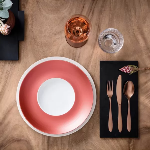 Villeroy &amp; Boch Manufacture Rock Dinner Plate, 10.5 in, Premium Porcelain, Gray